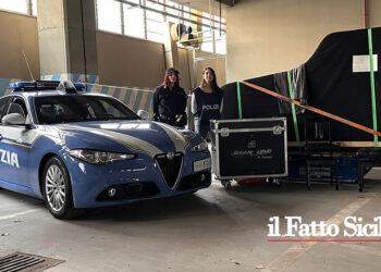 La Polizia di Stato di Palermo a distanza di poche ore dal furto ha ritrovato il pianoforte rubato da un noto albergo