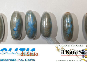 Il Commissariato e la GdF di Licata hanno intercettato sulla tratta Palermo-Licata tre che trasportavano eroina in ovuli ingeriti