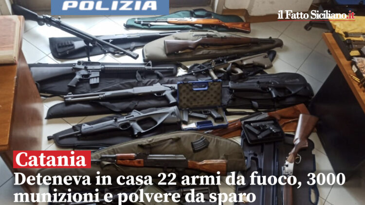 Il Commissariato di Borgo Ognina ha denunciato un 57enne per detenzione di armi, munizioni, polvere da sparo e false dichiarazioni