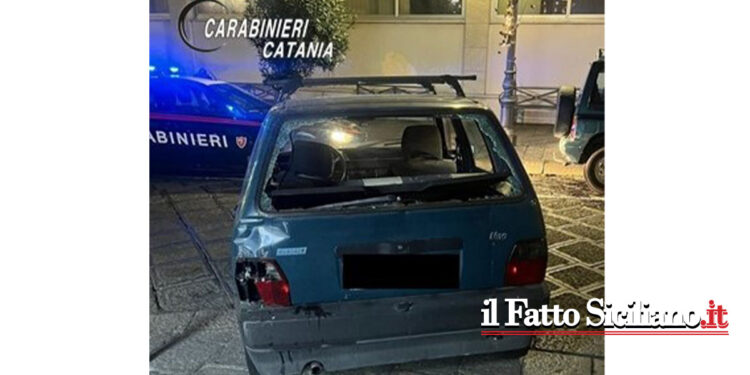 I CC di Acireale e Pedara allertati dall’arme di un’attività nel centro di quest’ultima hanno sventato un tentato furto con spaccata