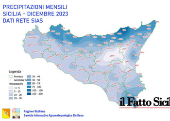 Il Sias analizzando nell'isola la piovosità del secondo semestre 2023, lo ha definito il più povero di pioggia dagli inizi del 20° secolo
