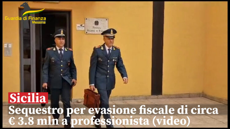 Sequestrati dalla GdF di Patti € 3.8 mln ad esercente attività di studi legali di un paese della zona tirrenica residente formalmente a Cipro
