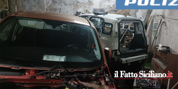 Catania. Scovato deposito di auto e moto rubate