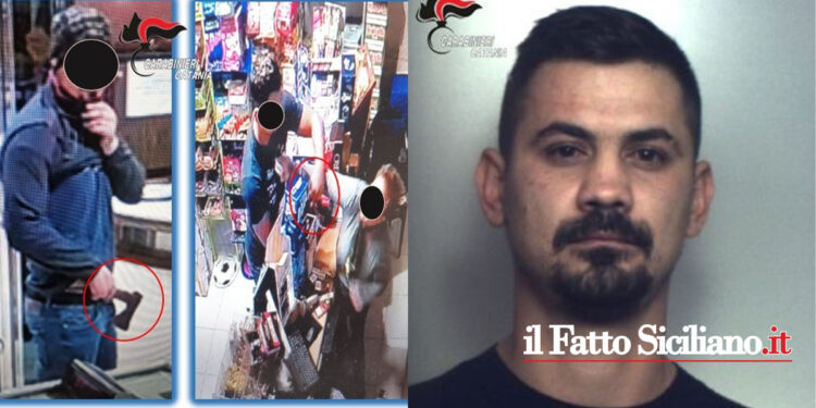 Prov.Catania. 3 Rapine in 2 giorni. Arrestato