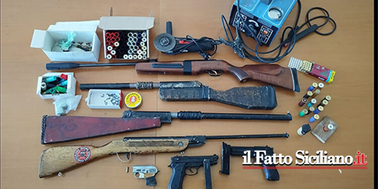 Sicilia. Arrestato fabbricante di armi clandestine