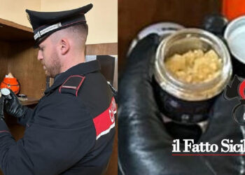 La marijuana “wax”, 5 volte più potente, valore al grammo 100 euro, è stata scoperta dai CC di Catania a casa di un 24enne bulgaro