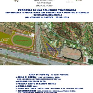 Il Comune di Savoca, noto borgo messinese elencato tra i più belli d’Italia, ha presentato in una conferenza il progetto per la nuova pista di atletica