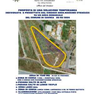 Il Comune di Savoca, noto borgo messinese elencato tra i più belli d’Italia, ha presentato in una conferenza il progetto per la nuova pista di atletica
