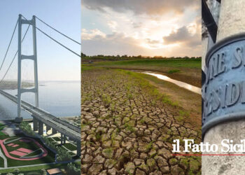 Nell’estate del 2024 dovrebbero avviarsi i lavori del Ponte sullo Stretto. Intanto manca l’acqua e € 164 mln alla Regione