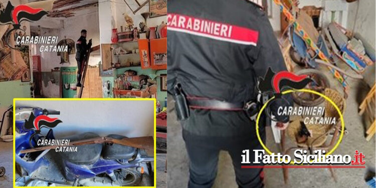 Catania. 23enne teneva armi e droga in garage