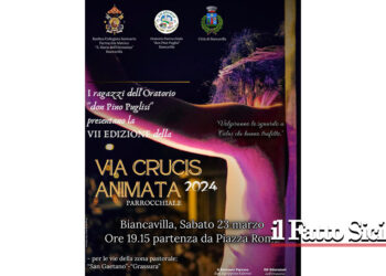 Si svolgerà sabato 23 Marzo 2024 a Biancavilla la VII Edizione della "Via Crucis" dei ragazzi dell'Oratorio "don Pino Puglisi"
