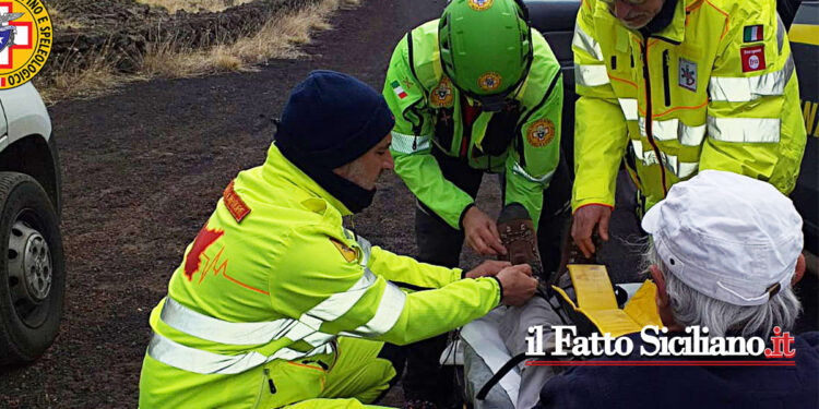 Etna. Escursionista soccorso dal CNSAS Sicilia