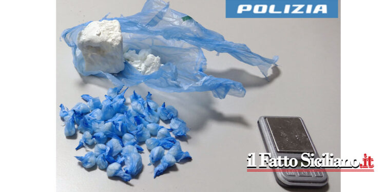 Il Commissariato di Augusta durante un servizio antidroga ha arrestato un 28enne, con precedenti, per spaccio di cocaina