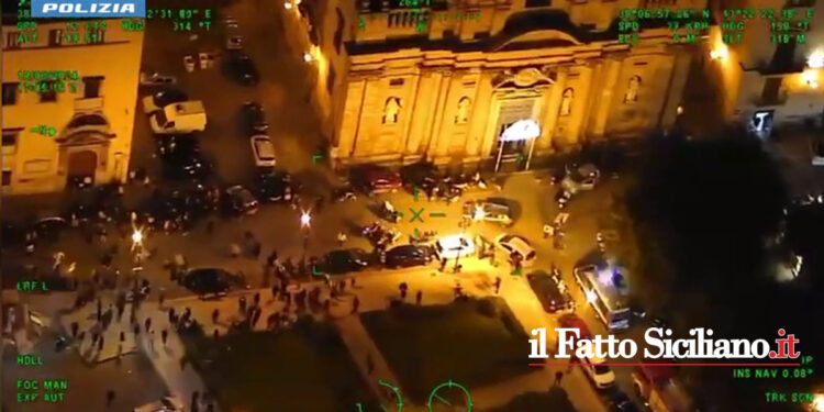 La Polizia di Stato di Palermo durante le vietate vampe di San Giuseppe si è trovata contro una moltitudine di giovani e minori, 18 deferiti