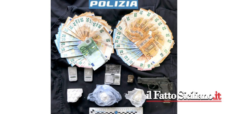 Arrestato per spaccio dalla Polizia di Stato di Ragusa un vittoriese che deteneva in casa cocaina purissima ancora in pietra grezza