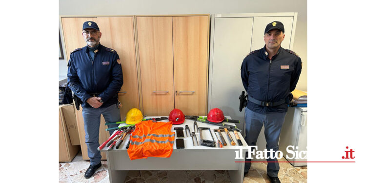 Arrestati dalla Polfer di Catania e di Caltanissetta 3 catanesi per furto di 750 kg di rame dalla ferrovia a ridosso della provincia di Enna