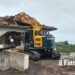 Biancavilla. Avviata la demolizione di una costruzione abusiva (immagini)