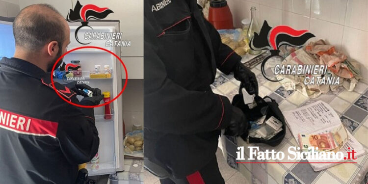 Biancavilla. Nascondeva la cocaina da spacciare nel frigorifero
