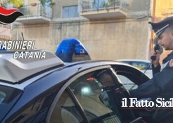 Arrestato dai CC di Catania un 22enne, pregiudicato, ai domiciliari che, evaso, ha ferito alla testa l’ex giovane compagna