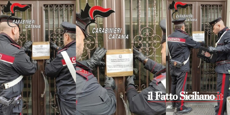 I CC di Santa Maria di Licodia (CT) hanno eseguito la chiusura per 7 giorni di una sala giochi frequentata da pregiudicati