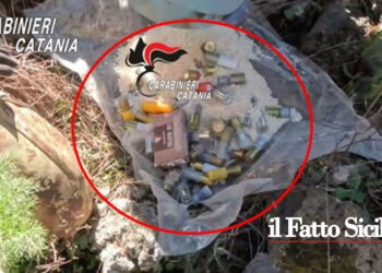 I CC di Randazzo hanno rinvenuto, in un terreno demaniale sotto pesanti pietre laviche, quasi 200 munizioni
