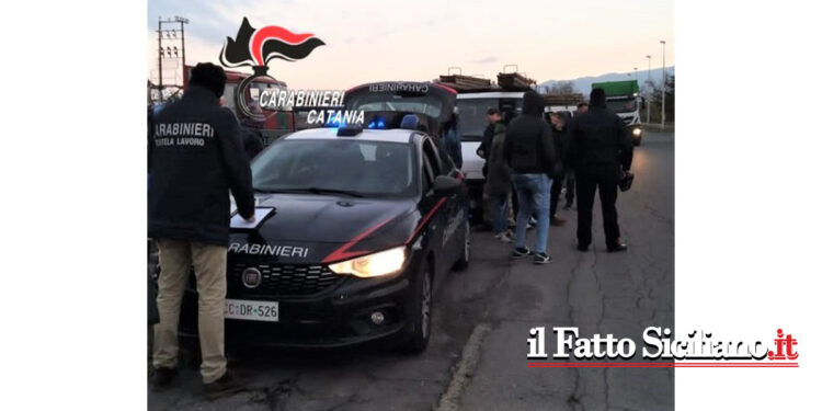 I CC di Paternò hanno eseguito ad un incensurato un divieto di allontanamento per caporalato verso extracomunitari