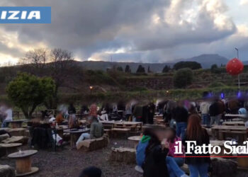 La Polizia di Catania ha scoperto una discoteca abusiva con circa 300 avventori ubicata in un vitigno di Zafferana Etnea