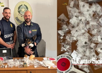 Arrestata spacciatrice in flagranza dalla GdF di Trapani italiana incensurata che innanzi alla propria abitazione smerciava hashish