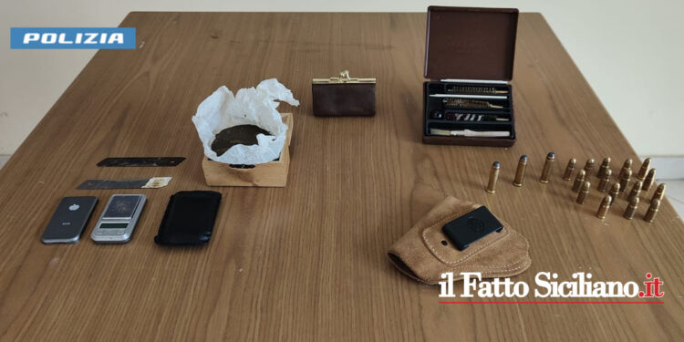 A seguito di un violento episodio, la Polizia di Stato di Palermo ha arrestato un 27enne trovandogli in casa munizionamento da guerra e droga
