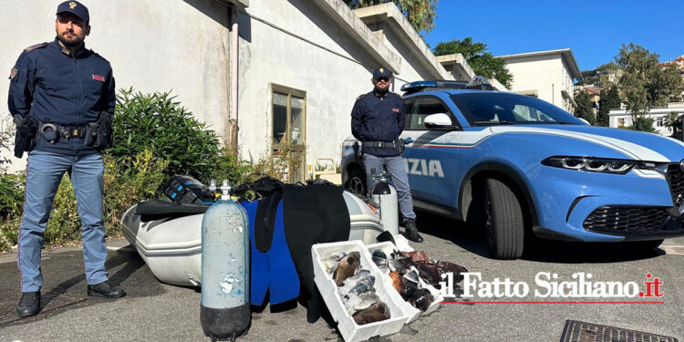 La Polizia di Messina ha sequestrato 23 kg di pescato di frodo risultato idoneo al consumo così dandolo in beneficenza