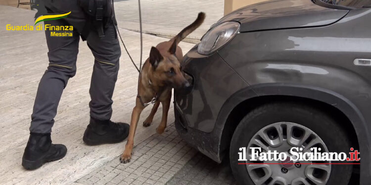 La GdF di Messina ha sequestro ad un giovane ragusano circa 5 Kg di cocaina occultata all’interno di un’auto in arrivo in Sicilia
