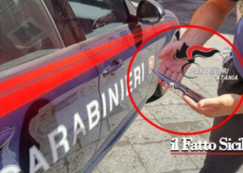 Prov.Catania. Nascondeva nel marsupio coltello a serramanico