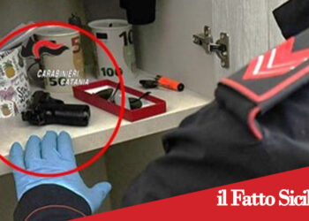 Catania. Scappa in auto con delle armi. Arrestato