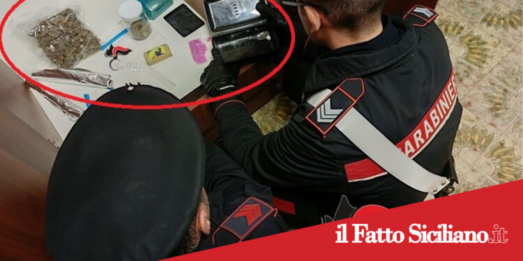S.M.di Licodia. Trovato con la droga in casa. Arrestato