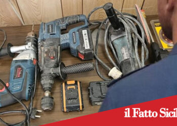 Catania. Donna ruba attrezzi da lavoro in un B&B