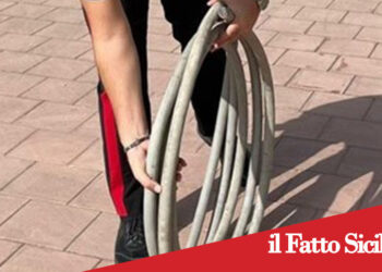 Prov. Catania. Beccato mentre ruba tubi di rame. Denunciato 60enne