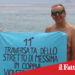 Coppia di Santa Maria di Licodia attraversa lo stretto di Messina a nuoto per l’11esima volta