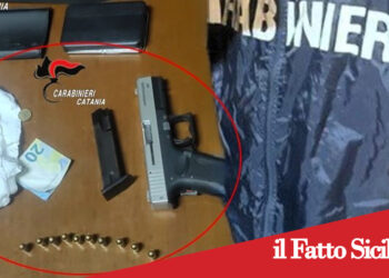 Catania. 20enne trovato con pistola e droga durante un controllo