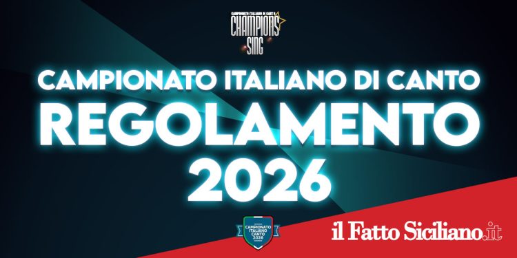 NUOVO REGOLAMENTO 4° EDIZIONE CAMPIONATO ITALIANO DI CANTO “CHAMPIONS SING”
