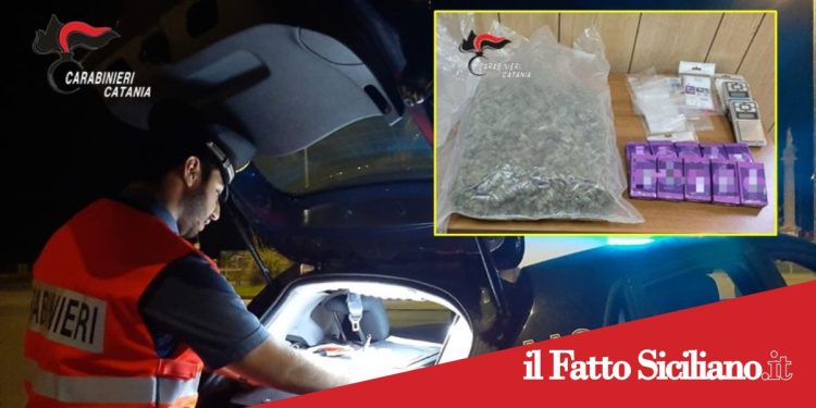 Catania .Nasconde due chili di droga in veranda. Arrestato