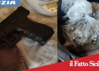 Catania. La droga nella friggitrice ad aria e una pistola  in cucina. Arrestato 31enne