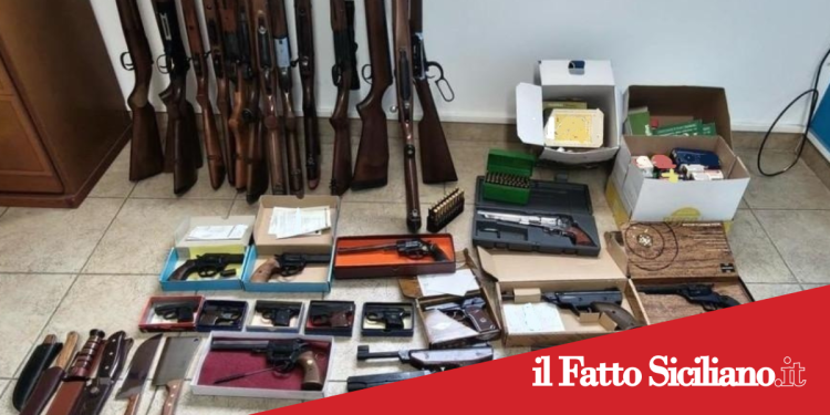 Siracusa. Trovato un arsenale di armi a casa di un 70enne