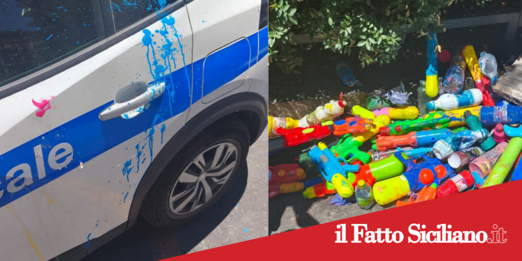 Catania. Caos colorato fuori dalle scuole