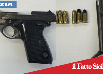 Catania. Girava per strada con una pistola carica .Arrestato