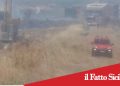Paternò, vasto incendio a Scala vecchia: si teme il dolo