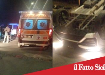 Paternò, violento scontro minicar-scooter: 4 feriti