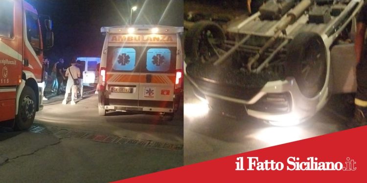Paternò, violento scontro minicar-scooter: 4 feriti