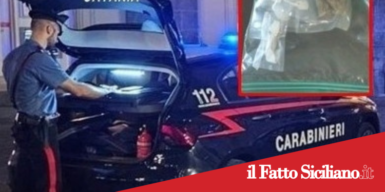 Catania.Droga nascosta vicino al cambio dell’auto