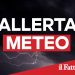 ALLERTA METEO. In arrivo forti temporali