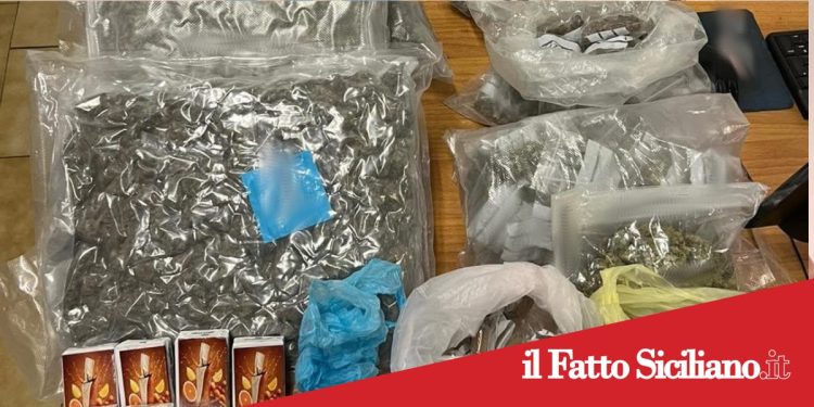 Catania. Nascondeva 5 kg di droga nel soggiorno. Arrestato 21enne